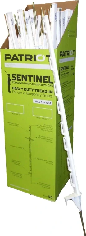 Patriot 49'' Plastic Step in Post  Black