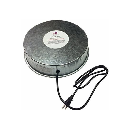 Heated Galvanized Water Base For Poultry Waterer