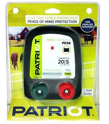 Patriot PE5B Fence Energizer 12 Volt DC