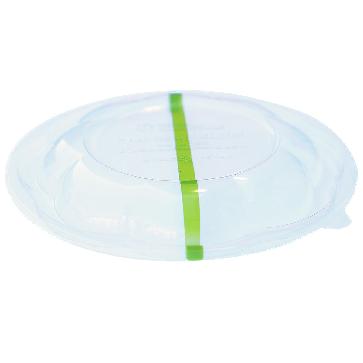 Dome Lid - 24-48 oz Salad Bowl, Clear PLA, Stripe