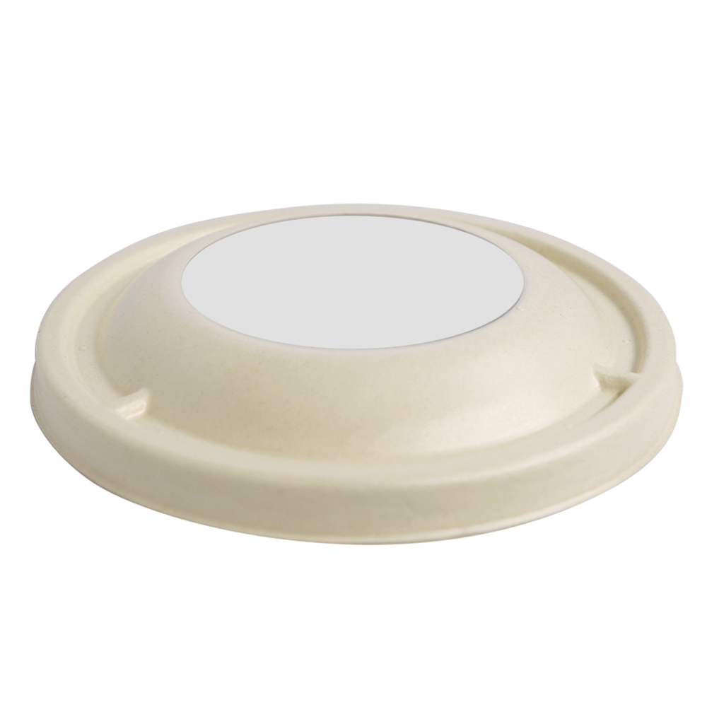 Fiber Lid with Clear PLA Window - 16-32 oz Fiber Bowls