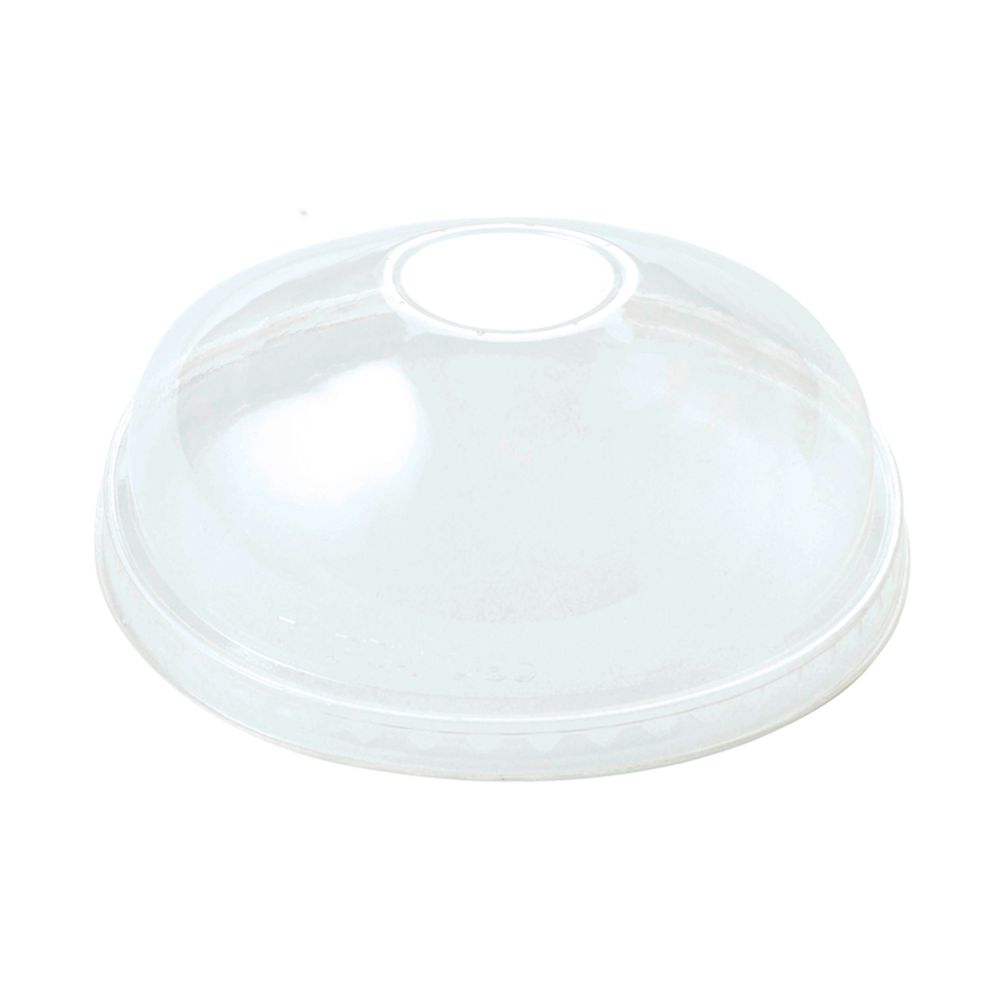 Dome Lid - 12-32 oz Paper Bowls, Clear PLA
