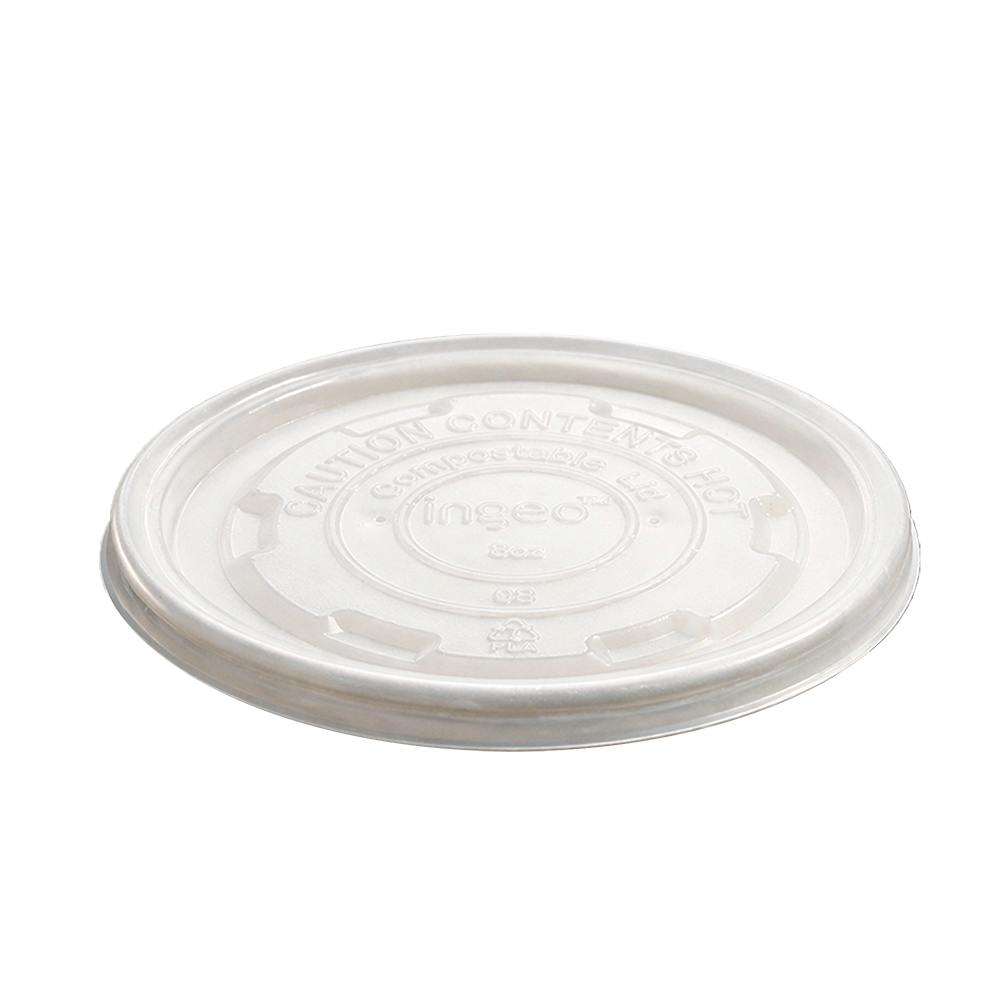 Lid - 8 oz Paper Bowls and 6 oz Fiber Bowl, CPLA