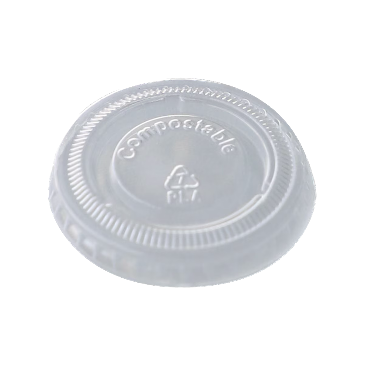 Lid - 1 oz Portion Cup, Clear PLA