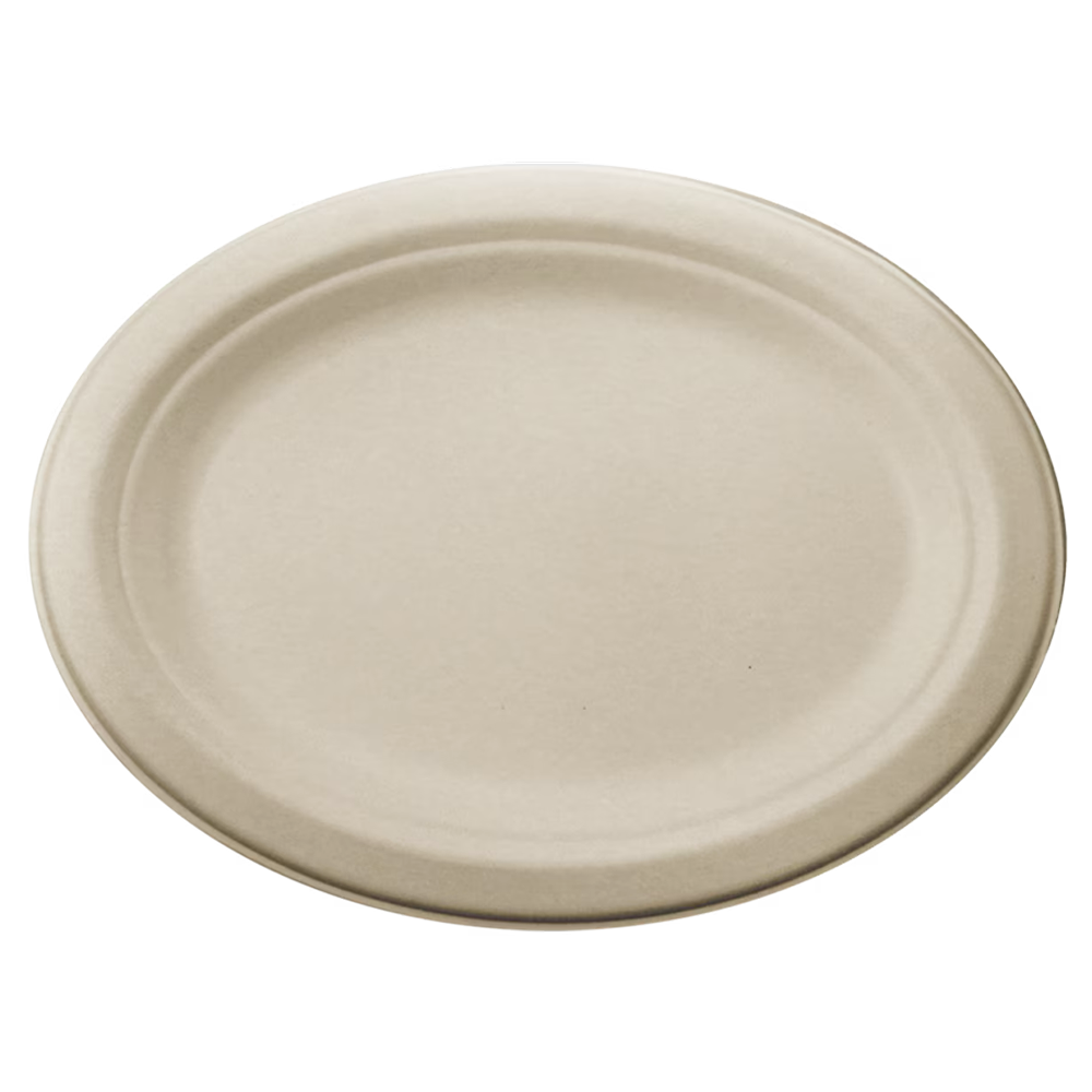 10" Fiber Oval Plate
