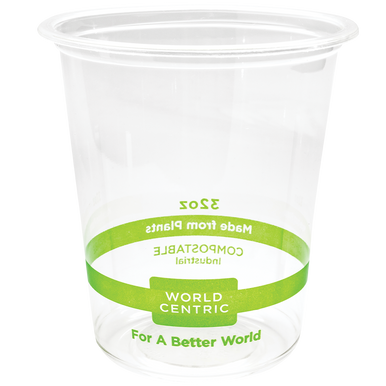 32 oz Round Deli Container, Clear PLA