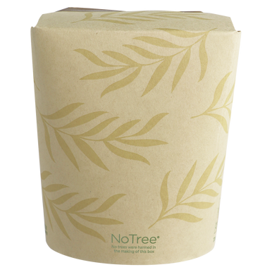 NoTree® 4.1x3.6x4.6” (32oz) Tall Takeout Container