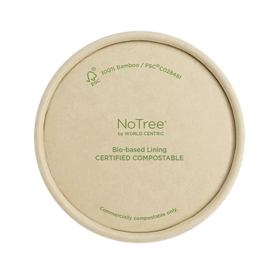 NoTree® Paper Lid - 8 oz Paper Bowls