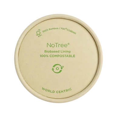 NoTree® Paper Lid - 4 oz Paper Portion Cup