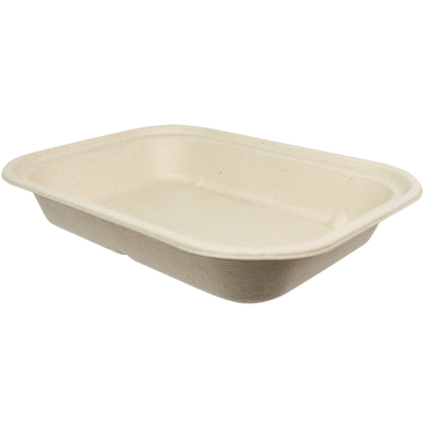 10x7.5x1.5" (36 oz) Fiber Container, Laminated