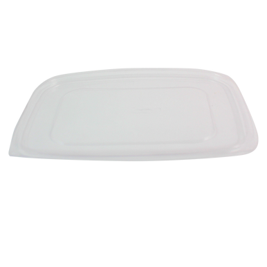 Lid - 48-64 oz Rectangular Deli Containers, Clear PLA