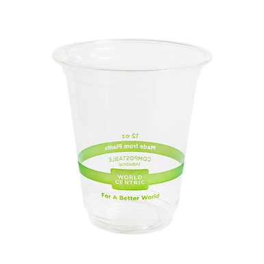 12 oz Cold Cup, Clear PLA