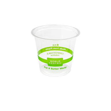 6 oz Cold Cup, Clear PLA