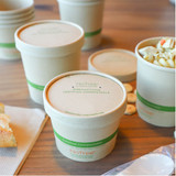 NoTree® Paper Lid - 12- 16 oz Tall Paper Bowls