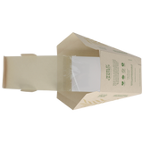 4x4x2" NoTree® Paper Sandwich Wedge with Clear PLA Window