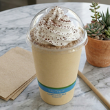 Dome Lid with Straw Hole - 9 to 24 oz Cold Cups, Clear PLA