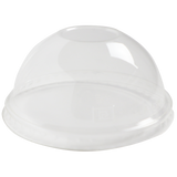 Dome Lid - 9 to 24 oz Cold Cups, Clear PLA