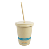 NoTree® Paper Lid with Straw Hole - 12-22 oz Paper Cold Cups