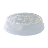 Raised Lid - 4 to 9 oz Cold Cups, Clear PLA