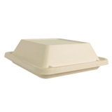 8x8" Fiber Linear Takeout Container, Shallow