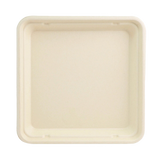 8x8" Fiber Linear Takeout Container, Shallow