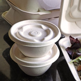 Fiber Lid - 8-16 oz Fiber Barrel Bowls