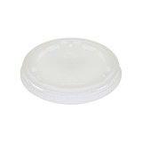 Flat Lid - 4-9 oz Cold Cups and 2 oz Squat Portion Cup, Clear PLA