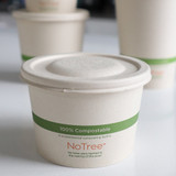 Fiber Lid - 12-32 oz Paper Bowls