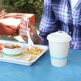 Fiber Sip Lid - 12-22 oz Paper Cold Cups