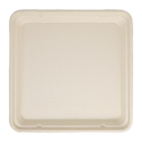 9x9" Fiber Linear Takeout Container, Shallow