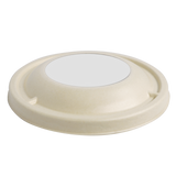 Fiber Lid with Clear PLA Window - 16-32 oz Fiber Bowls