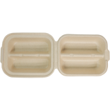 8x5x3" Fiber Taco Box, 2-Compt