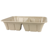 112 oz Fiber Catering Pan, Laminated, 2-Compt