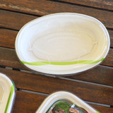 Lid - Large Burrito Bowls (32 oz), Clear PLA, Vented, Stripe