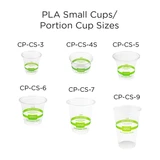 4 oz Portion Cup, Clear PLA