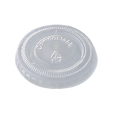 Lid - 1 oz Portion Cup, Clear PLA