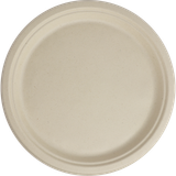 10" Round Fiber Plate, Retail