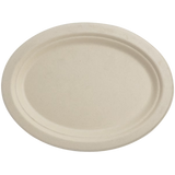 12" Fiber Oval Plate