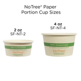 NoTree® 4 oz Paper Portion Cup