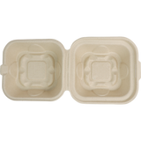 8x8x3" Fiber Clamshell