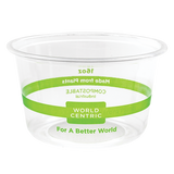 16 oz Round Deli Container, Clear PLA