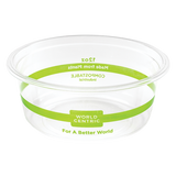 12 oz Round Deli Container, Clear PLA