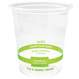 32 oz Round Deli Container, Clear PLA