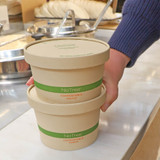 NoTree® Paper Lid - 12-32 oz Paper Bowls