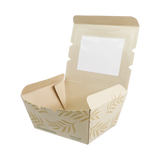 NoTree® 5.4x4.5x2.5” (26 oz) #1 Container with Clear PLA Window
