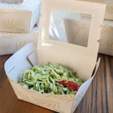 NoTree® 5.4x4.5x2.5” (26 oz) #1 Container with Clear PLA Window