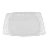 Lid - 8-16 oz Rectangular Deli Containers, Clear PLA