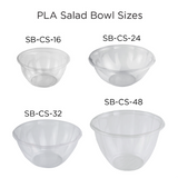 32 oz Salad Bowl, Clear PLA