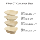 8.7x6.7x1.7" (20 oz) Fiber Box