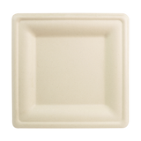 8" Fiber Square Plate